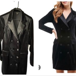 Nwt City Studio velvet double breasted blazer/jacket XL